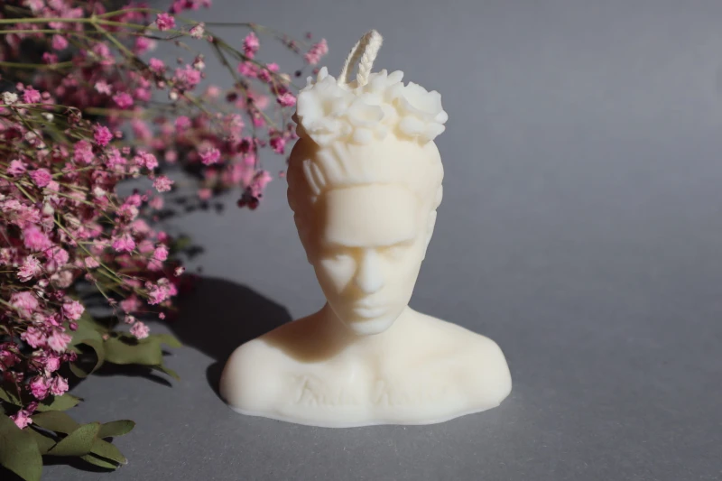 Świeca dekoracyjna sojowa Frida Kahlo